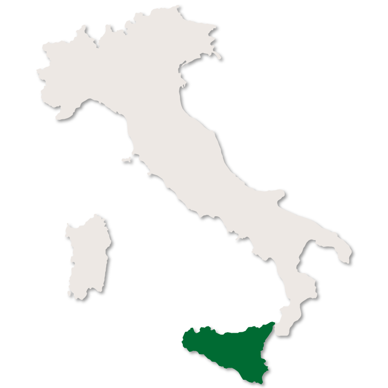 Location of Sicily